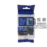 国产兄弟Aze-551蓝底黑字24mm标签色带