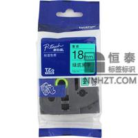 兄弟TZe741绿底黑字18mm标签色带