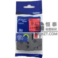 兄弟TZe-421红底黑字9mm标签色带